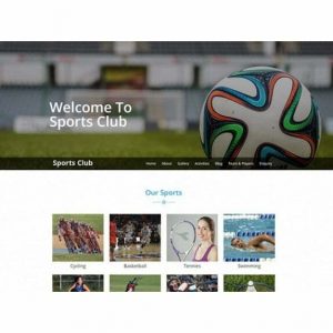 Sports Club - HTML Template